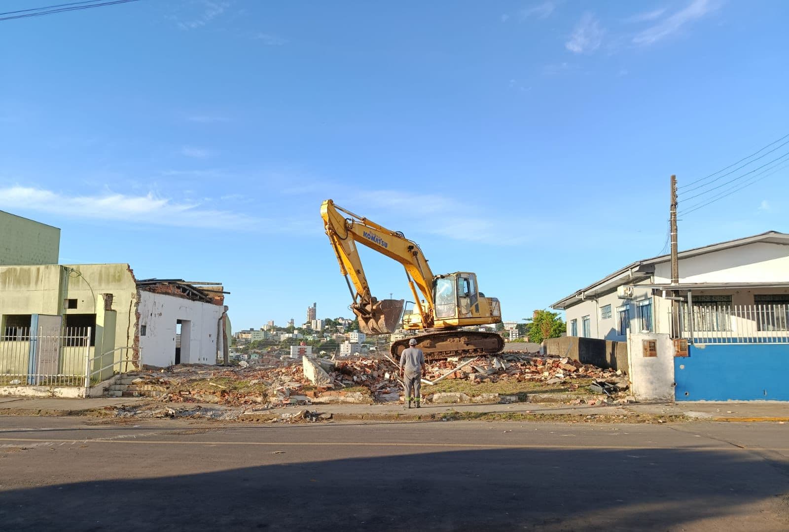 Prefeitura inicia nova fase das obras do Posto de Saúde do Berger - Prefeitura de Caçador |