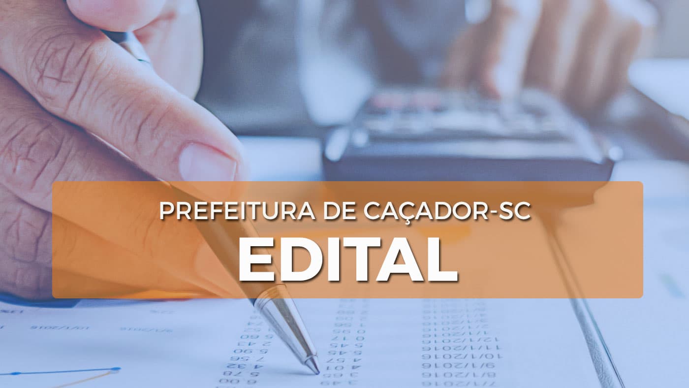 Edital Caçador-SC 2026 abre cadastro reserva na educação
