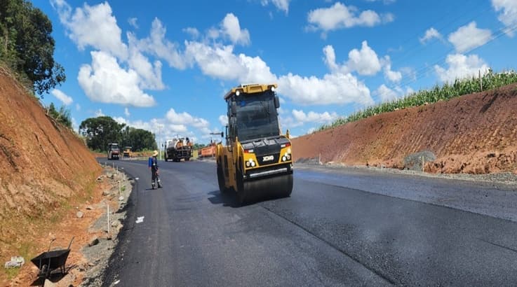 Estrada Boa: Obras na SC-451 avançam e atingem 40% de execução entre Frei Rogério e Fraiburgo - Caçador Online