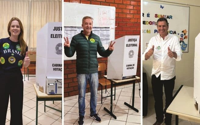 Eleições: Cobalchini, Saulo e Isadora já votaram - Caçador Online